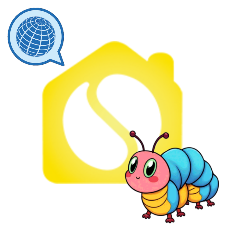 PiCom AI Cartoon Symbols logo